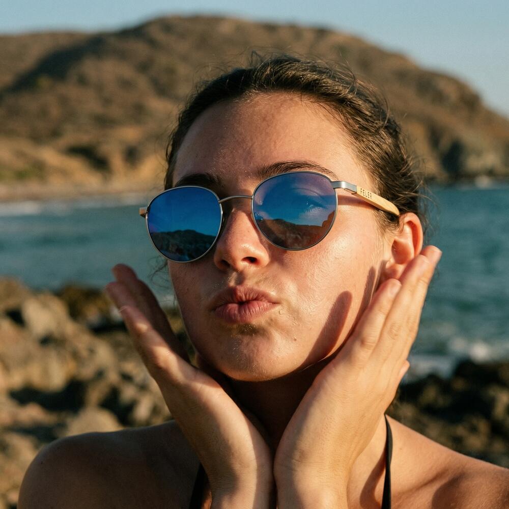 Lunettes de Soleil Feler 1709M-4 Polarisées en Bois Unisexe 52 mm 5/6