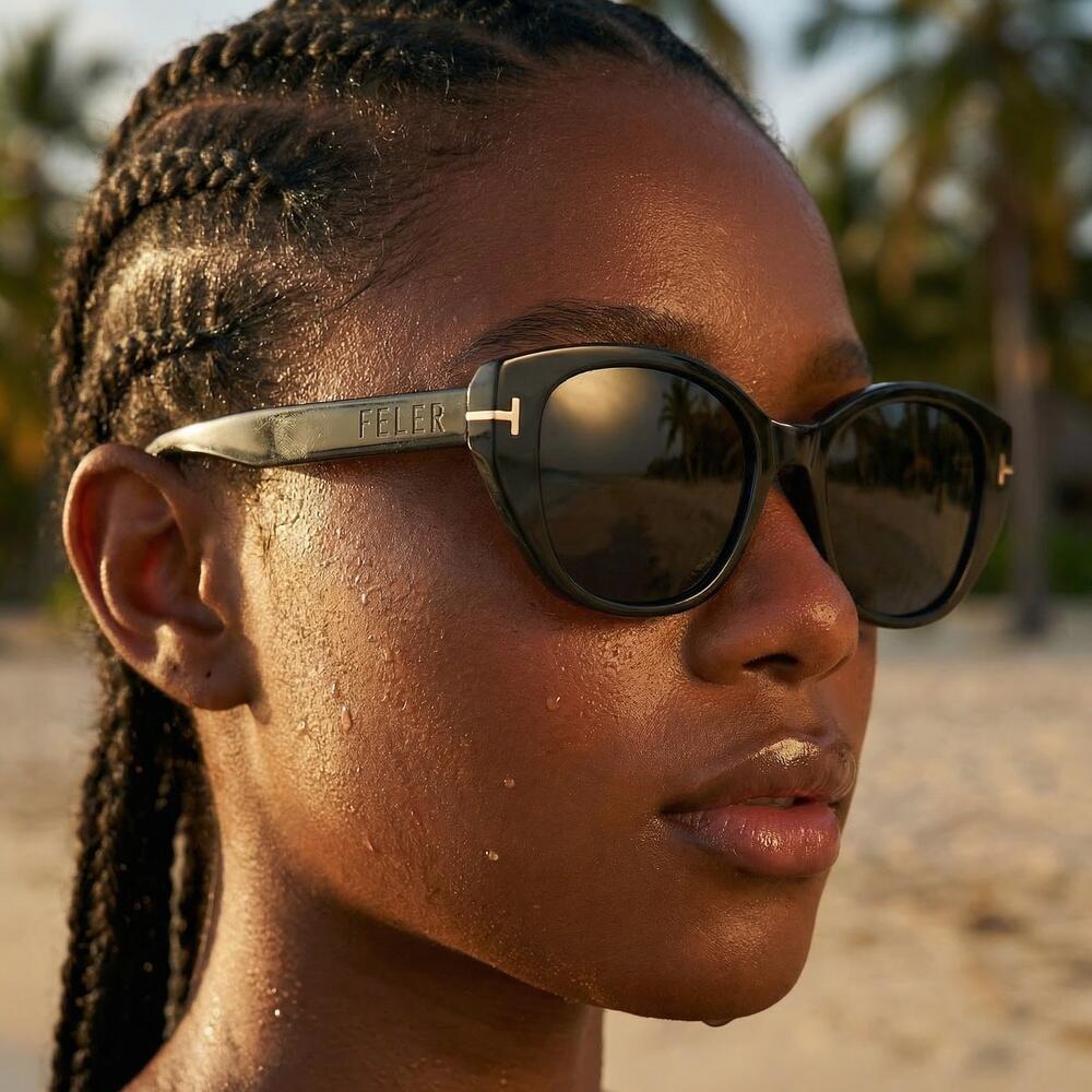 Gafas de Sol de Madera Feler 2612-1 Unisex Talla 54 mm 5/6