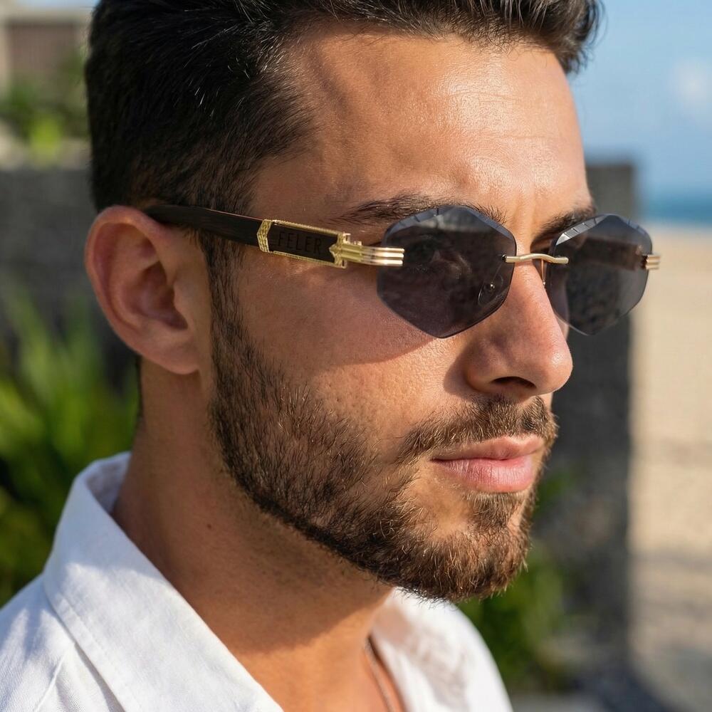 Occhiali da Sole Feler 1819-1 Polarizzati in Legno Unisex 57 mm 5/6