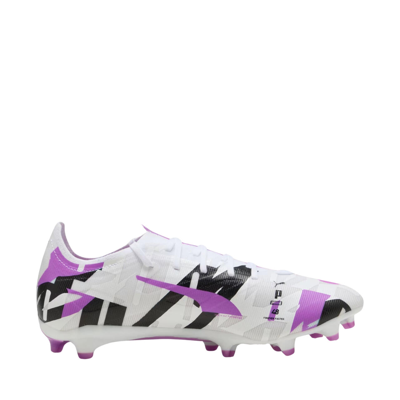 Botas de Fútbol para Suelo Firme Ultra 5 Diseño Cerilla para Hombre Blanco, 5/6