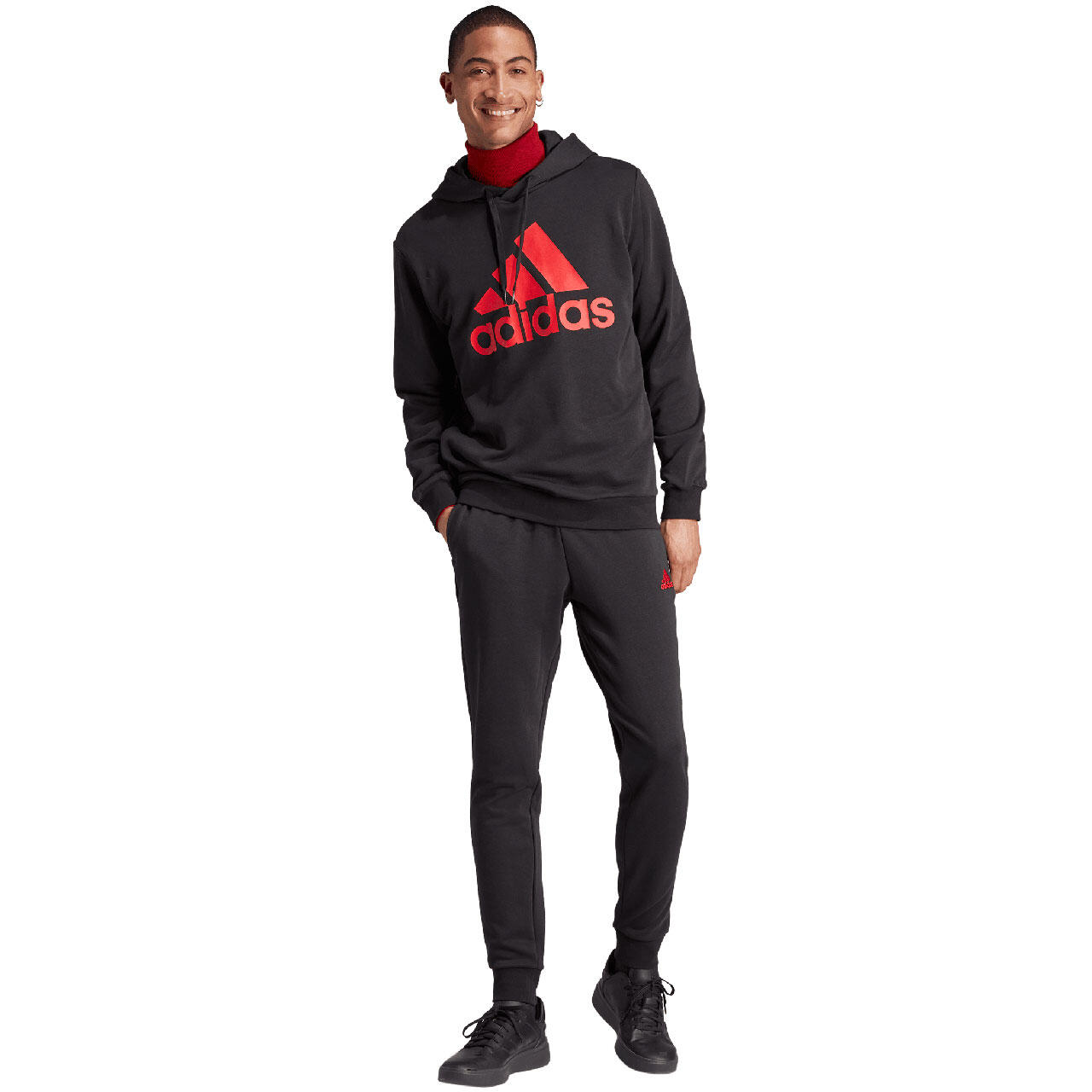 Tuta ADIDAS uomo con logo grande - set S 3/6