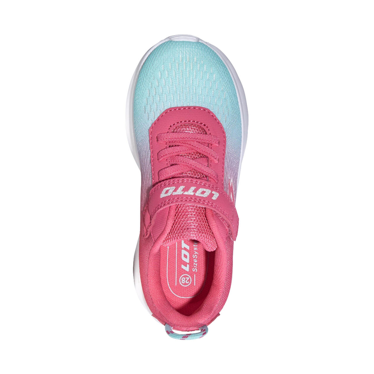 Lotto Relazio K - chaussures de sport enfant, textile, velcro 4/6