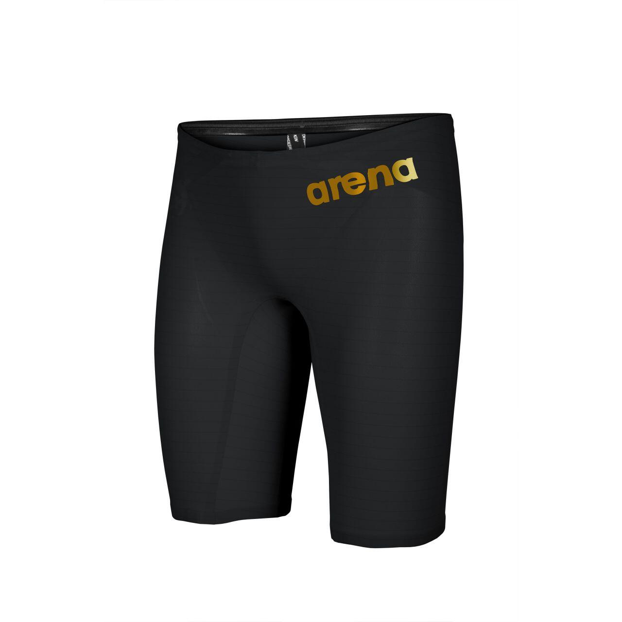 Arena Powerskin Carbon Air 2 Jammer - Black and Gold 1/5