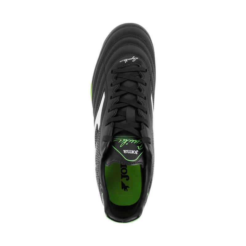 Ghete fotbal Joma Aguila 2501 Black Green Fluorescent TF