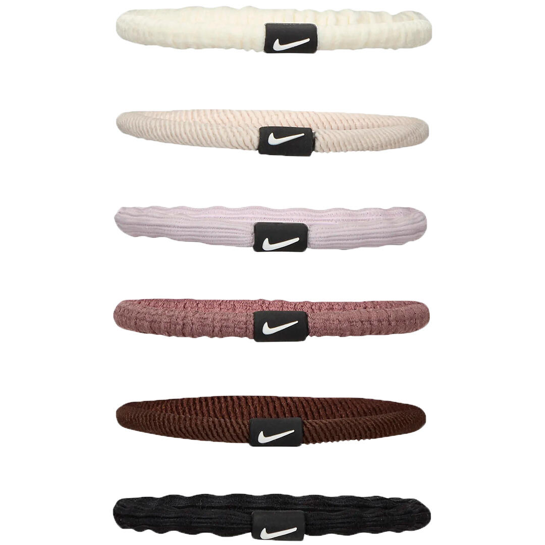 Dames Flexibele Haarbandjes (Set van 6) (Bruin/Beige/Roze) 2/2