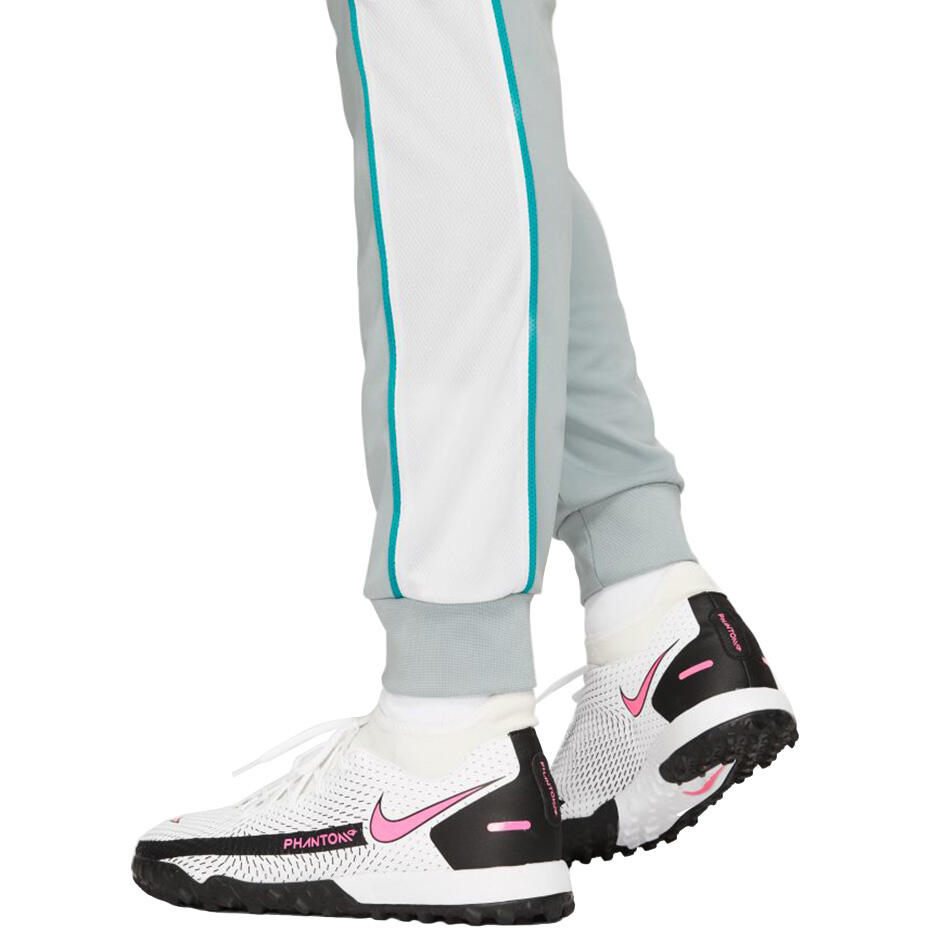 Pantalones Nike para hombre Dri-FIT, gris oscuro con bandas blancas 6/6
