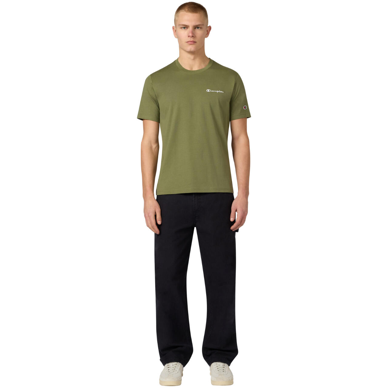 Champion SS T-Shirt für Herren - kurzärmelig, Standardlänge 5/5