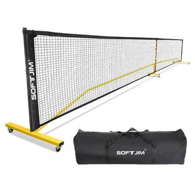Rete Pickleball Softjim con Ruote e Borsa