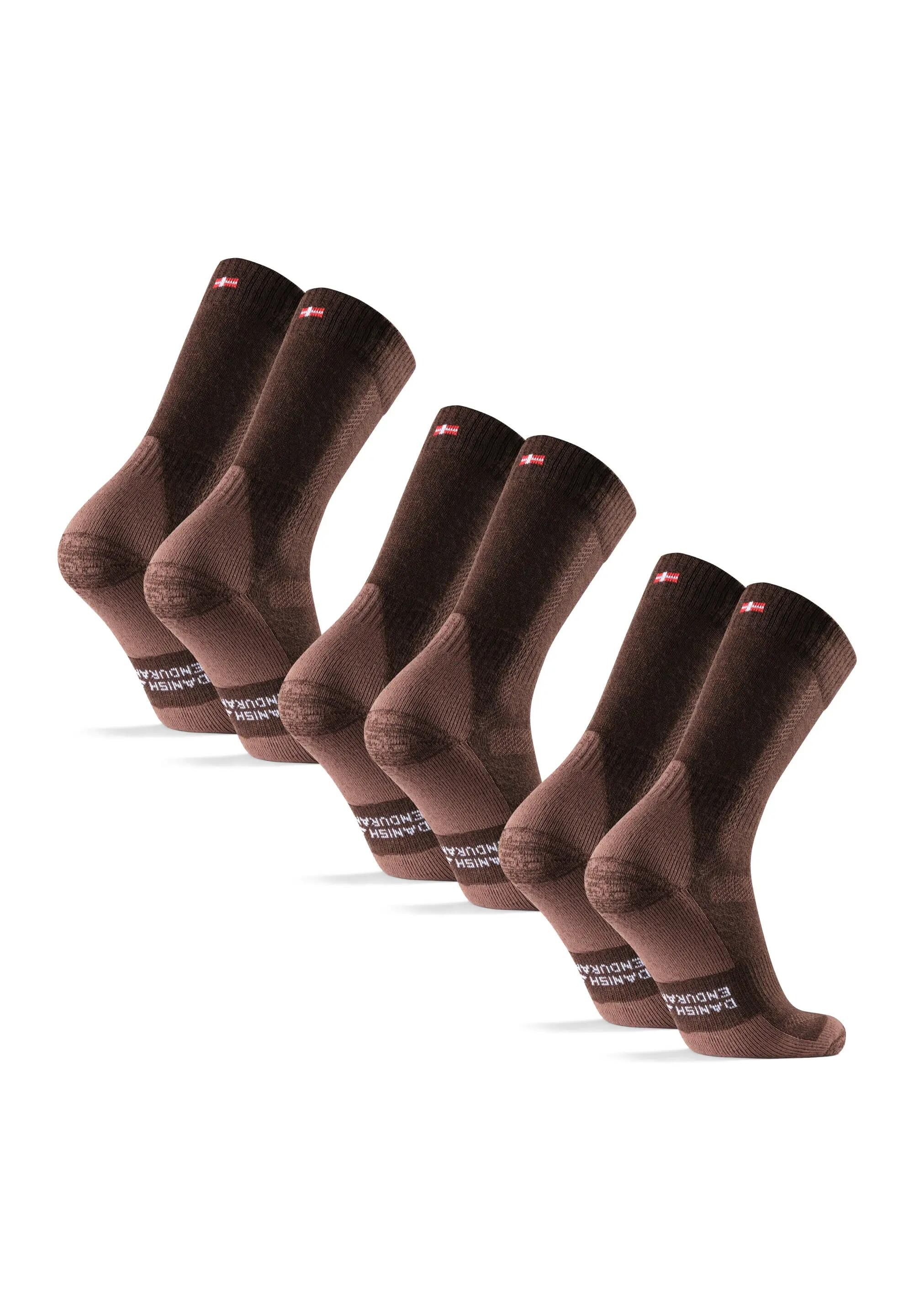 Calze da trekking 3 paia Lana Merino Outdoor Anti-Vesciche Unisex 2/5