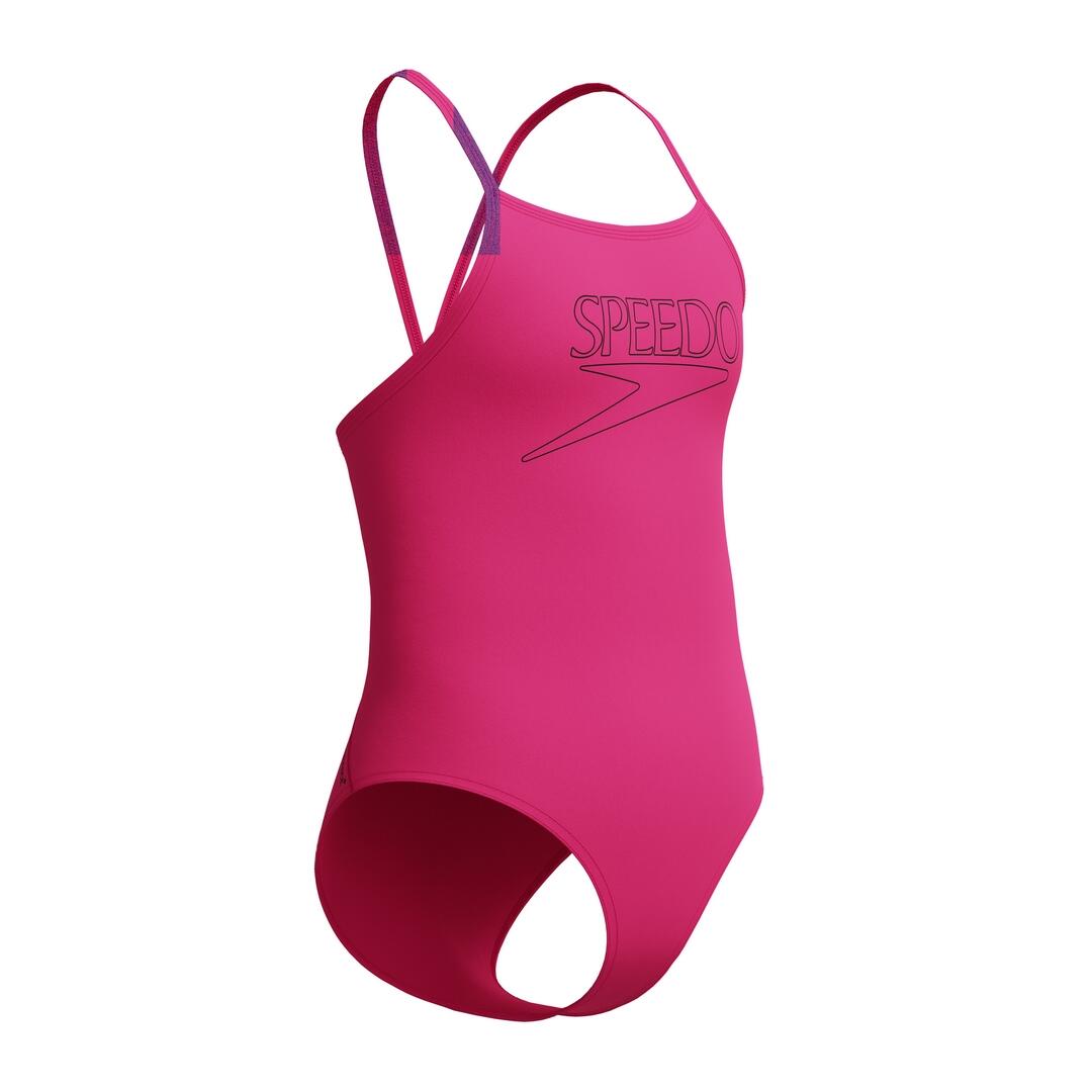 Strój kąpielowy damski Speedo End+ Logo Thin Strap 3/7