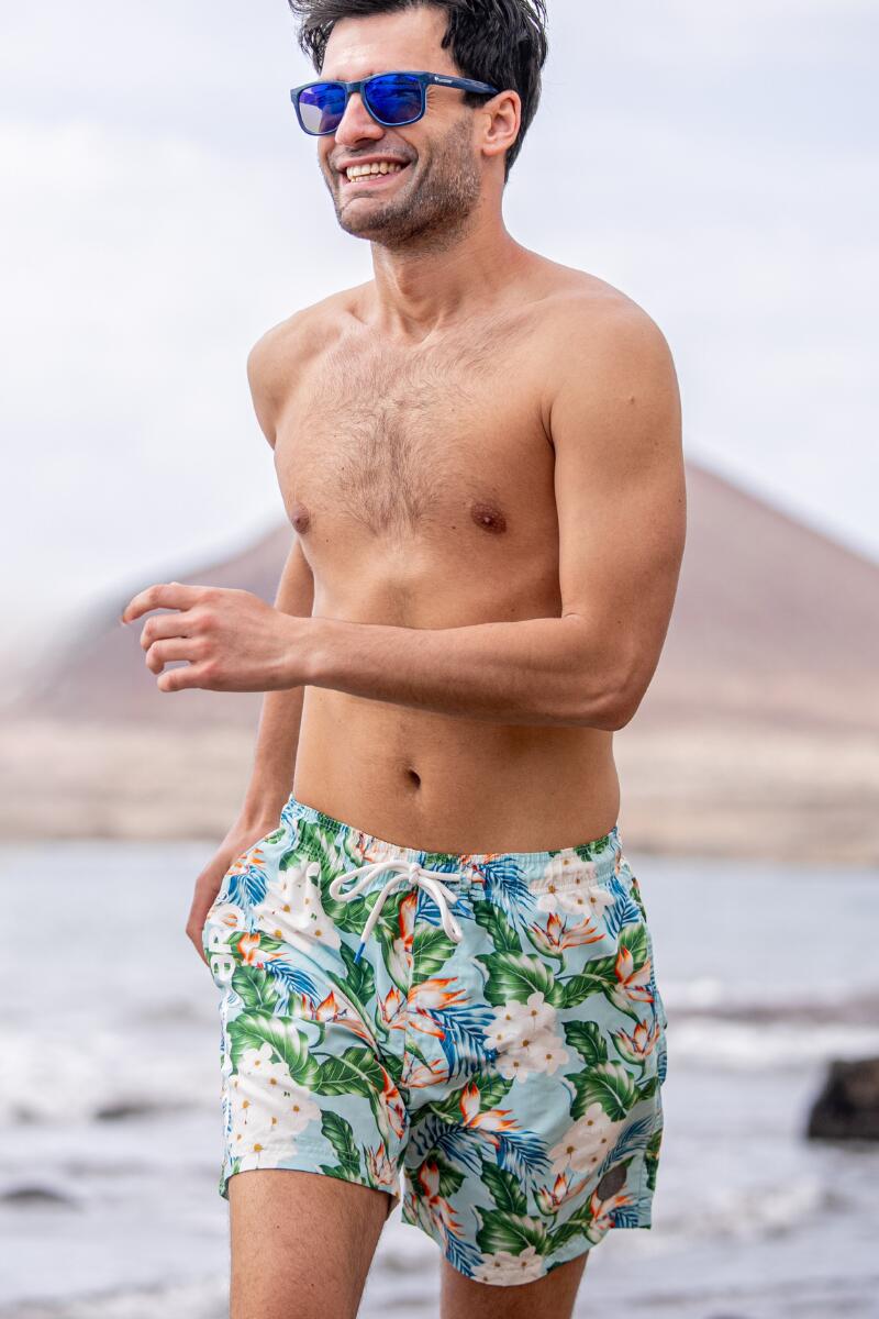 Short de Bain homme bleu 1/5