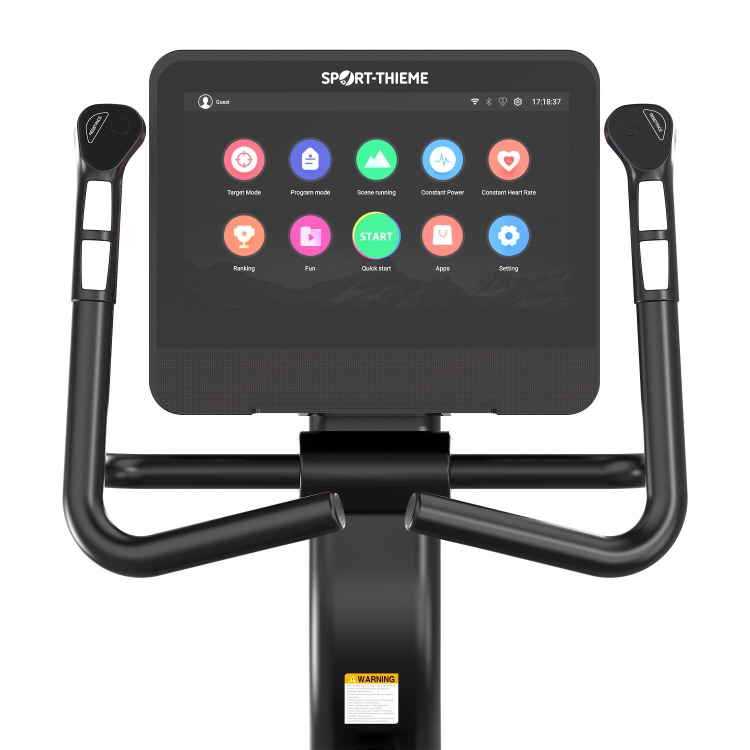Ergometer B850 TFT-Display Fitnesstraining Unisex 2/3