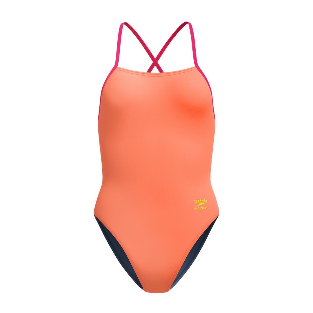 Fato de banho feminino Speedo FL Solid Tie Back 5/7