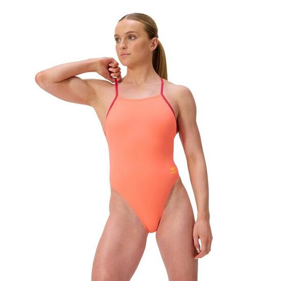 Strój kąpielowy damski Speedo Fl Solid Tie Back Af