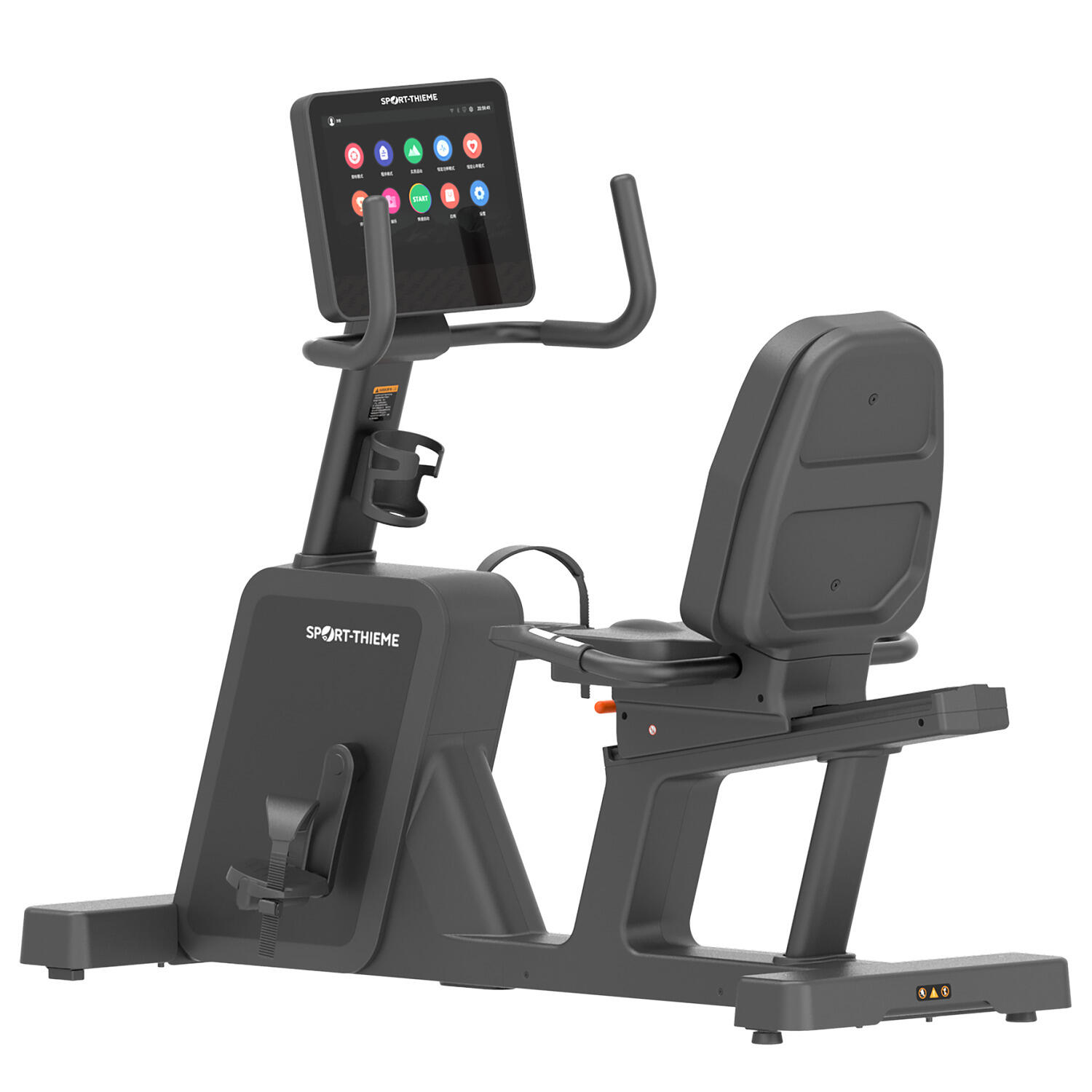 Liegeergometer R850 TFT-Display Fitnesstraining Unisex 4/6