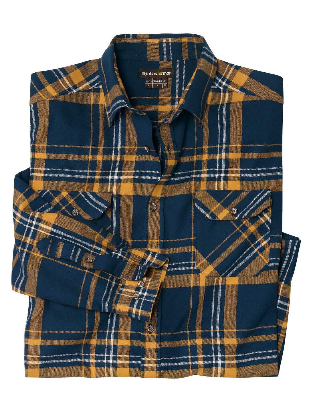 bleu navy / ocre