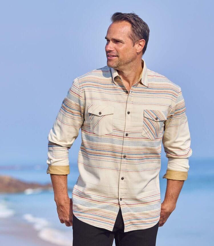 Chemise Flanelle Rayée  5/6