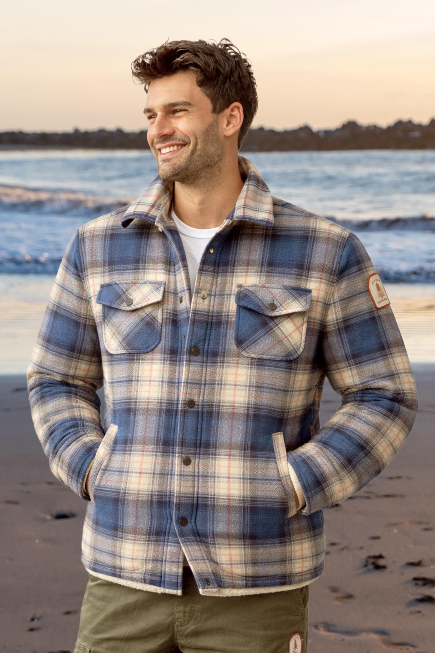 Chemise homme bleu 1/3