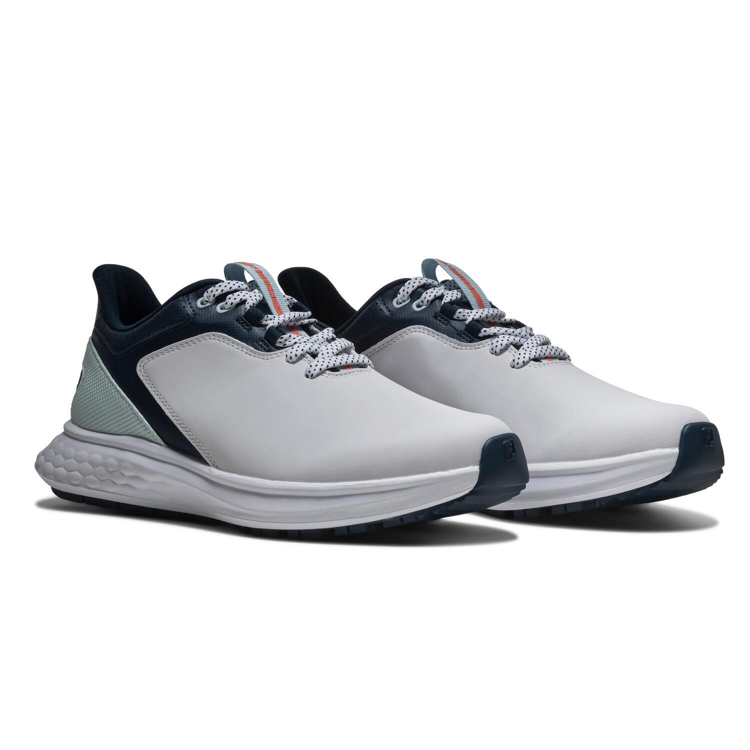 Zapatos Golf Footjoy Pulse Mujer Blanco Y Azul Marino 4/7