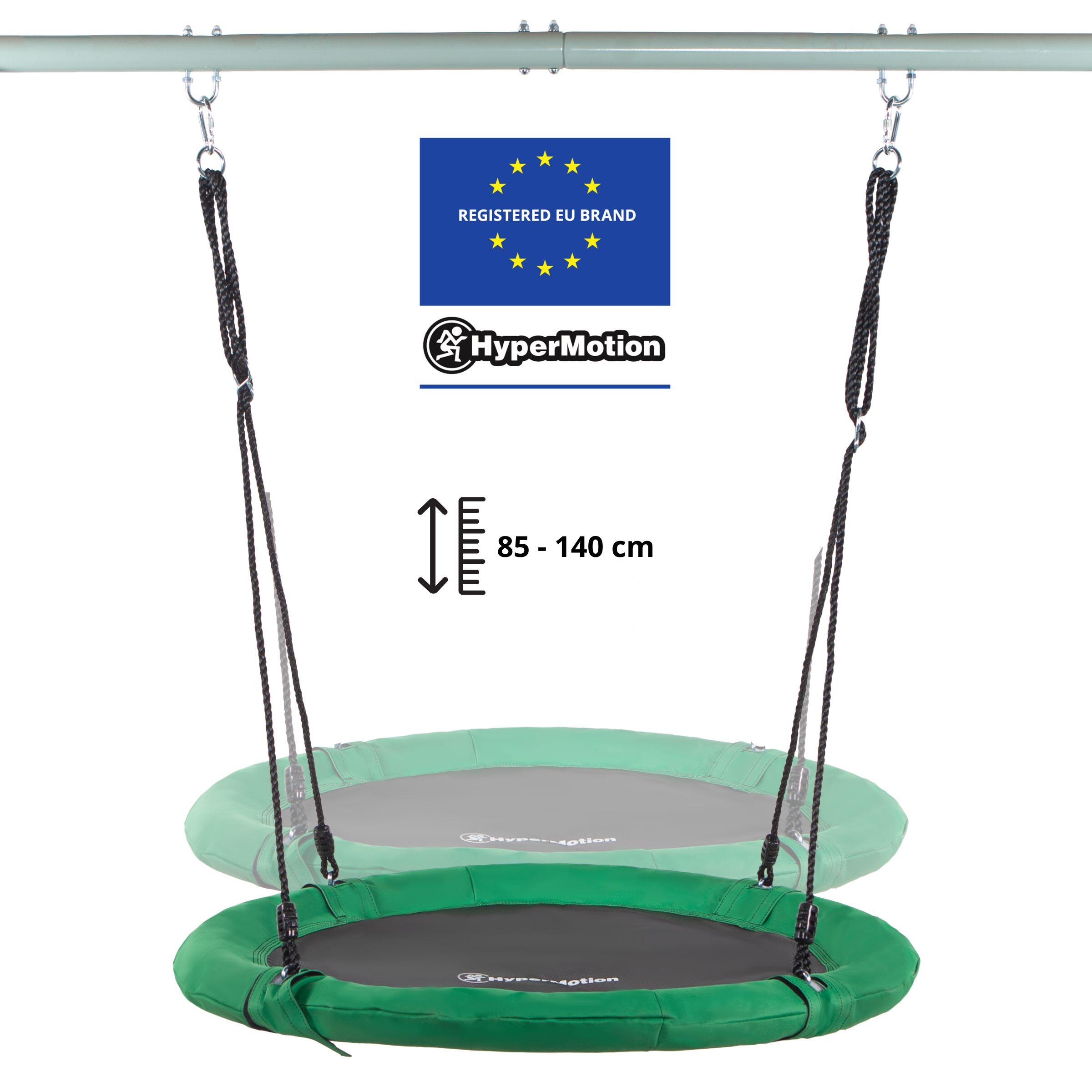 Balançoire Nid d'oiseau avec Portique Acier 102cm 183x200x174.5cm 150kg 3/7