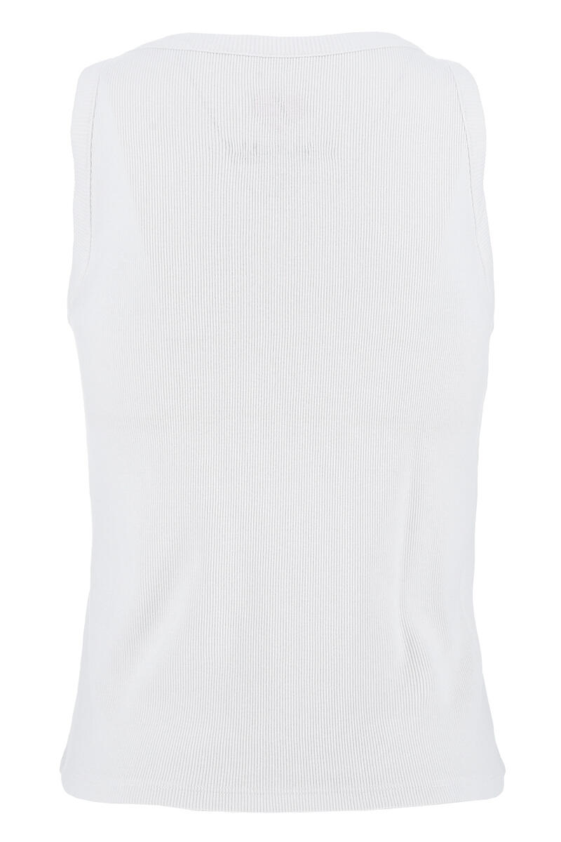 Débardeur femme blanc 3/5