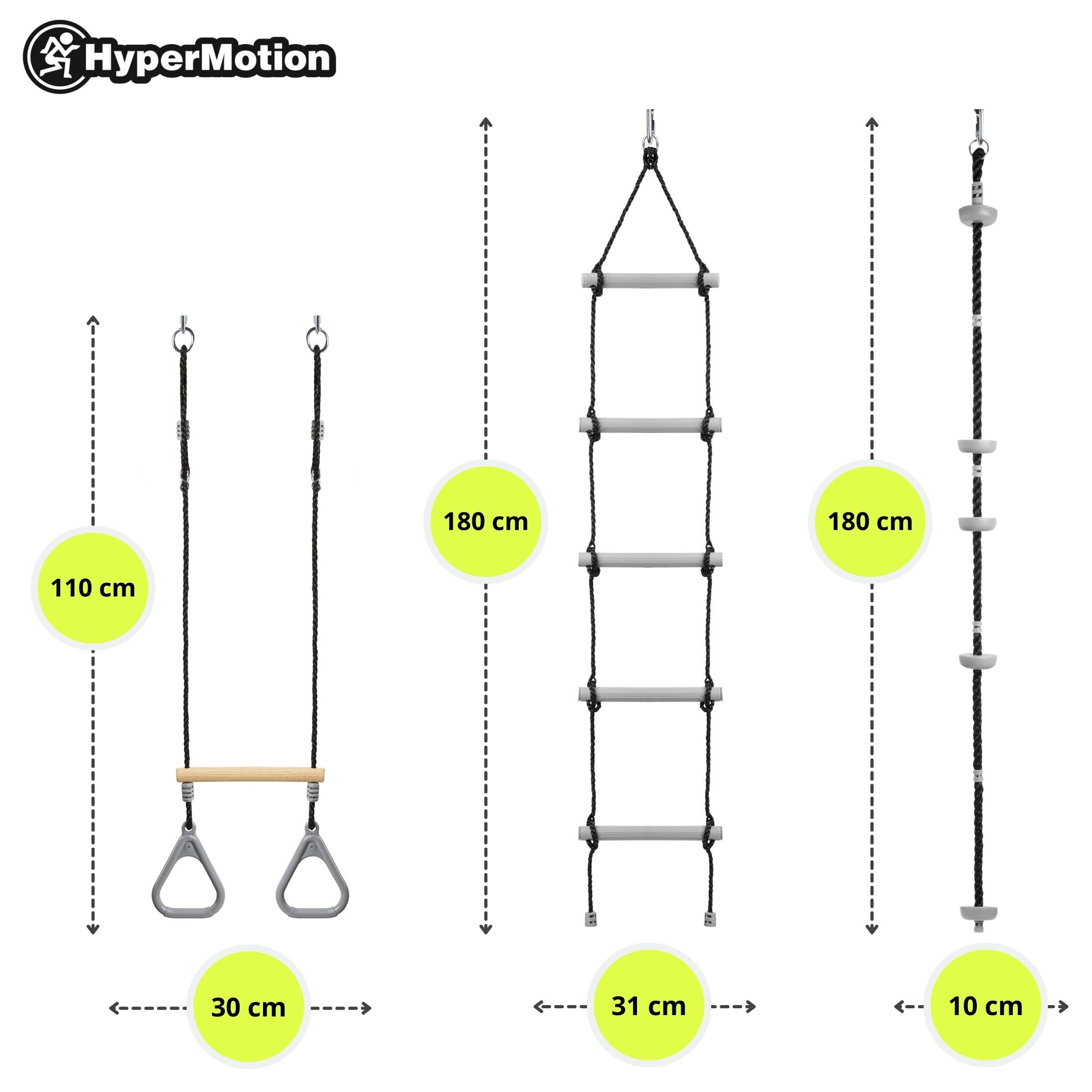 Ninja Hindernislauf Kinder Slackline Set 9 Hindernisse Max Last 113kg 4/7