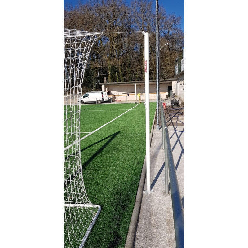 Set van 4 stalen spanpalen voor netlade, 244 cm 3/3