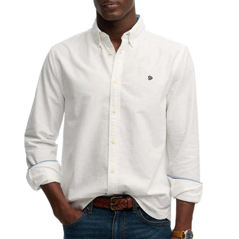 Superdry Men's Preppy White Shirt