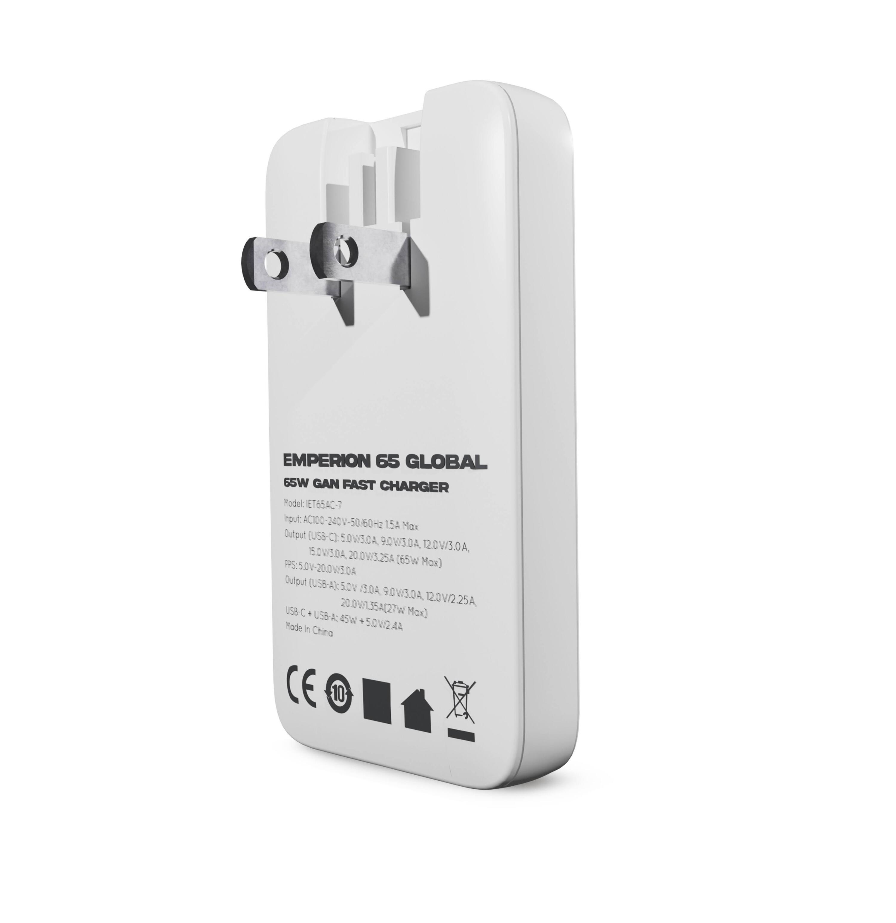Sunslice EMPERION 65 Global - Universele GaN lader 65W met wereldwijde adapters 2/7