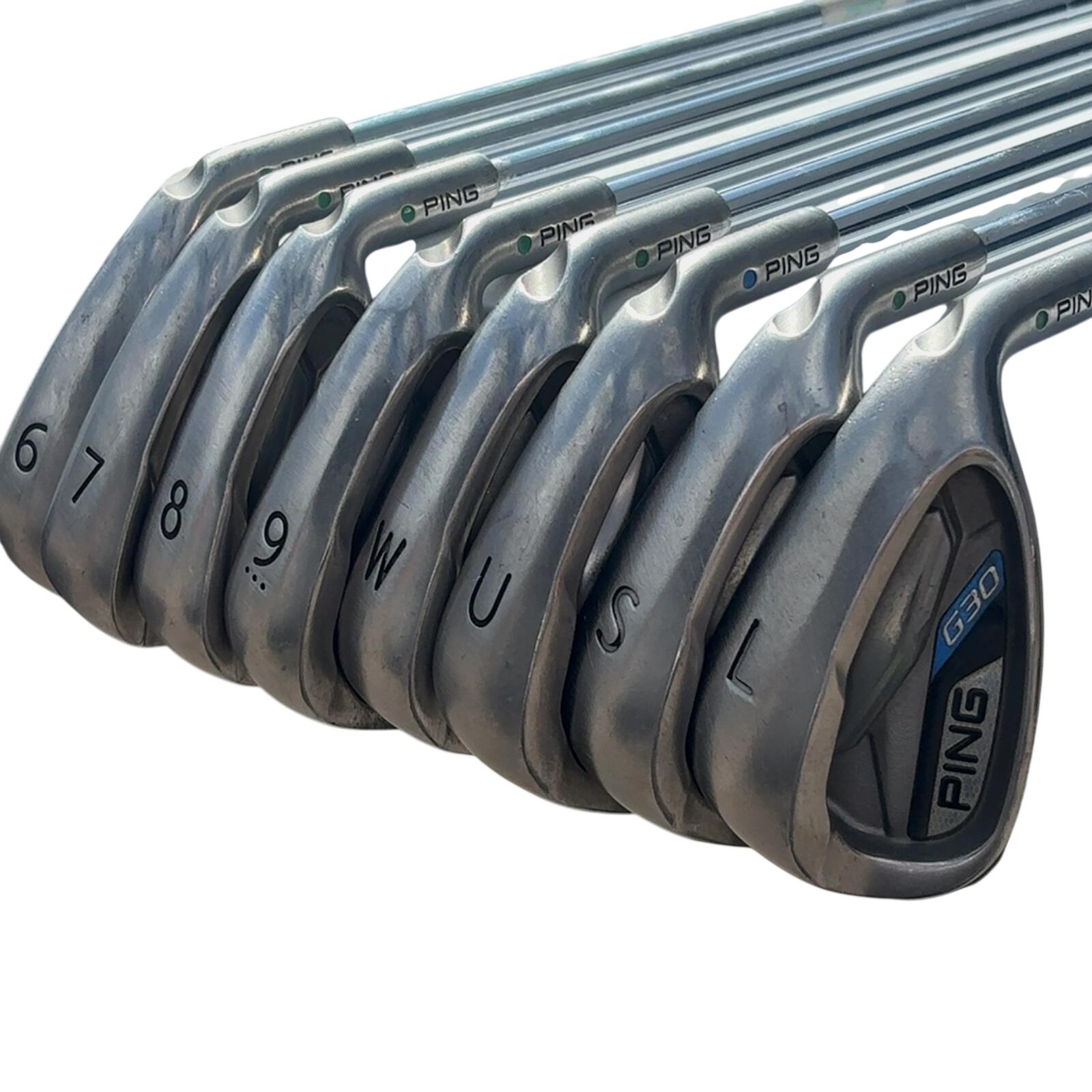 PING G30 Série de fers / 6-PW+GW+SW+LW / Flex A-flex / Acier 3/7