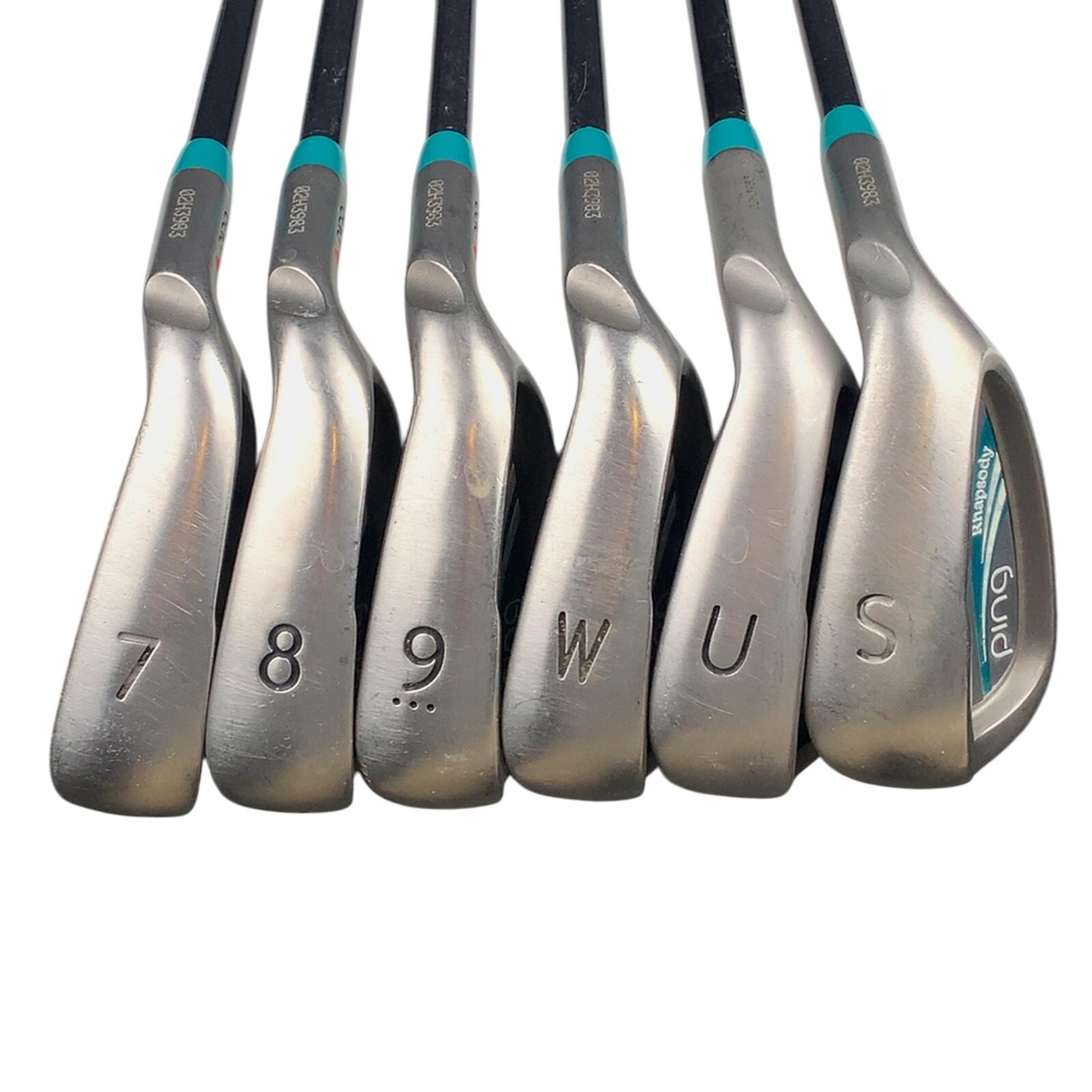 PING Rhapsody IJzerset / 7-PW+GW+SW / Flex A-flex / Grafiet 2/7