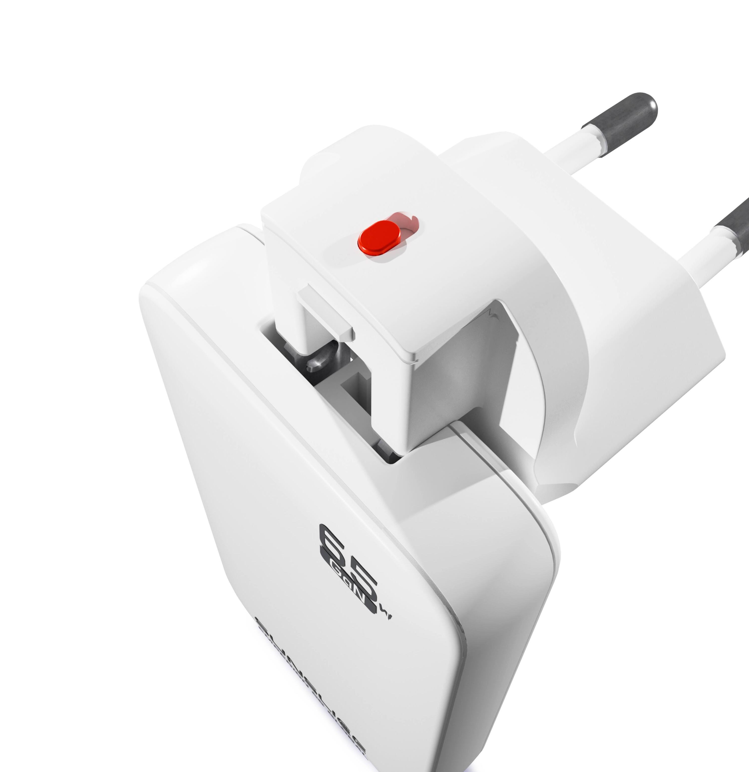 Sunslice EMPERION 65 Global - Universele GaN lader 65W met wereldwijde adapters 4/7