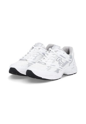 Rieker CAMDEN Damen Sneaker W4200-81 Low Cut Retro Weiß/Silber