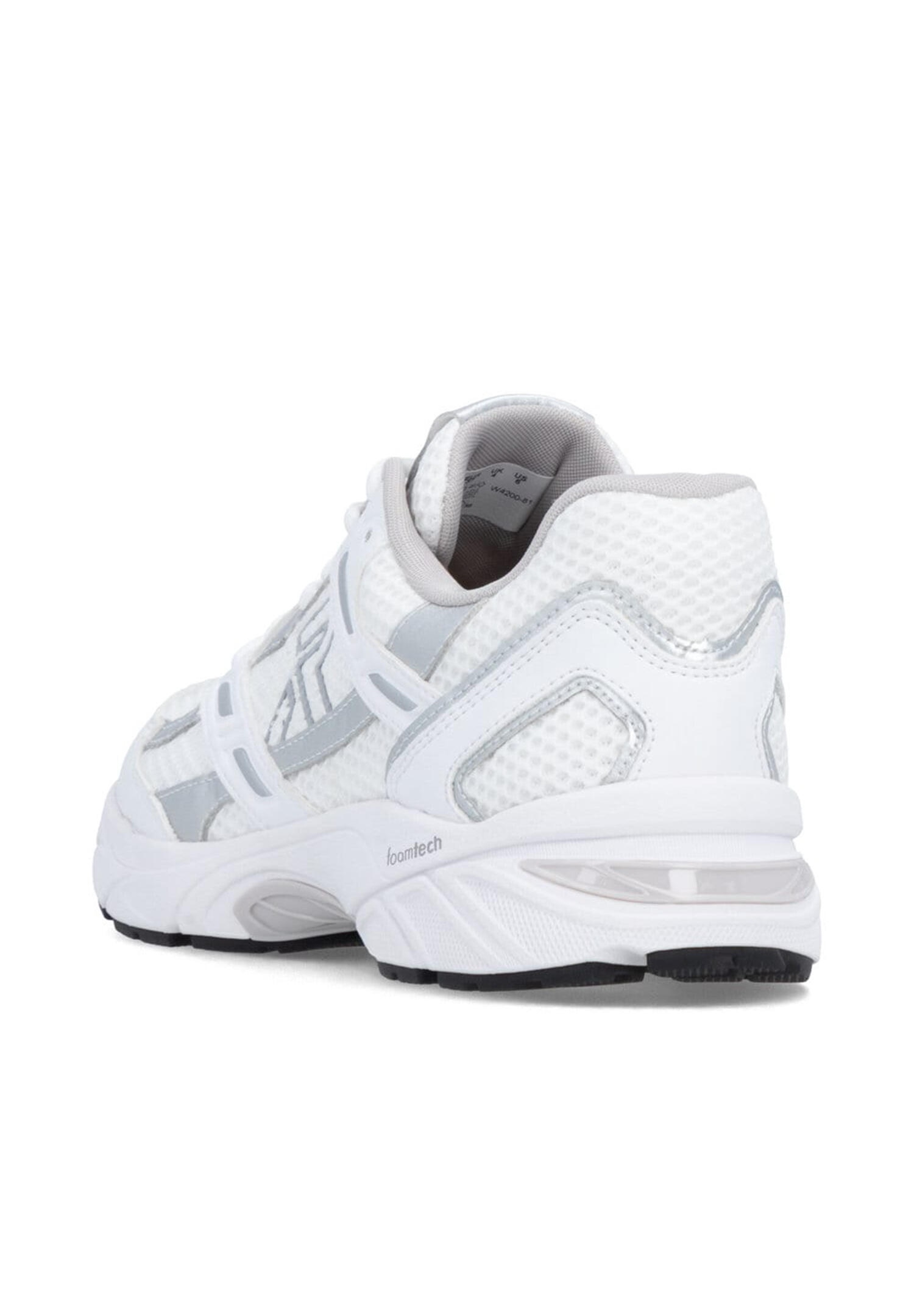 Rieker CAMDEN Damen Sneaker W4200-81 Low Cut Retro Weiß/Silber 3/5
