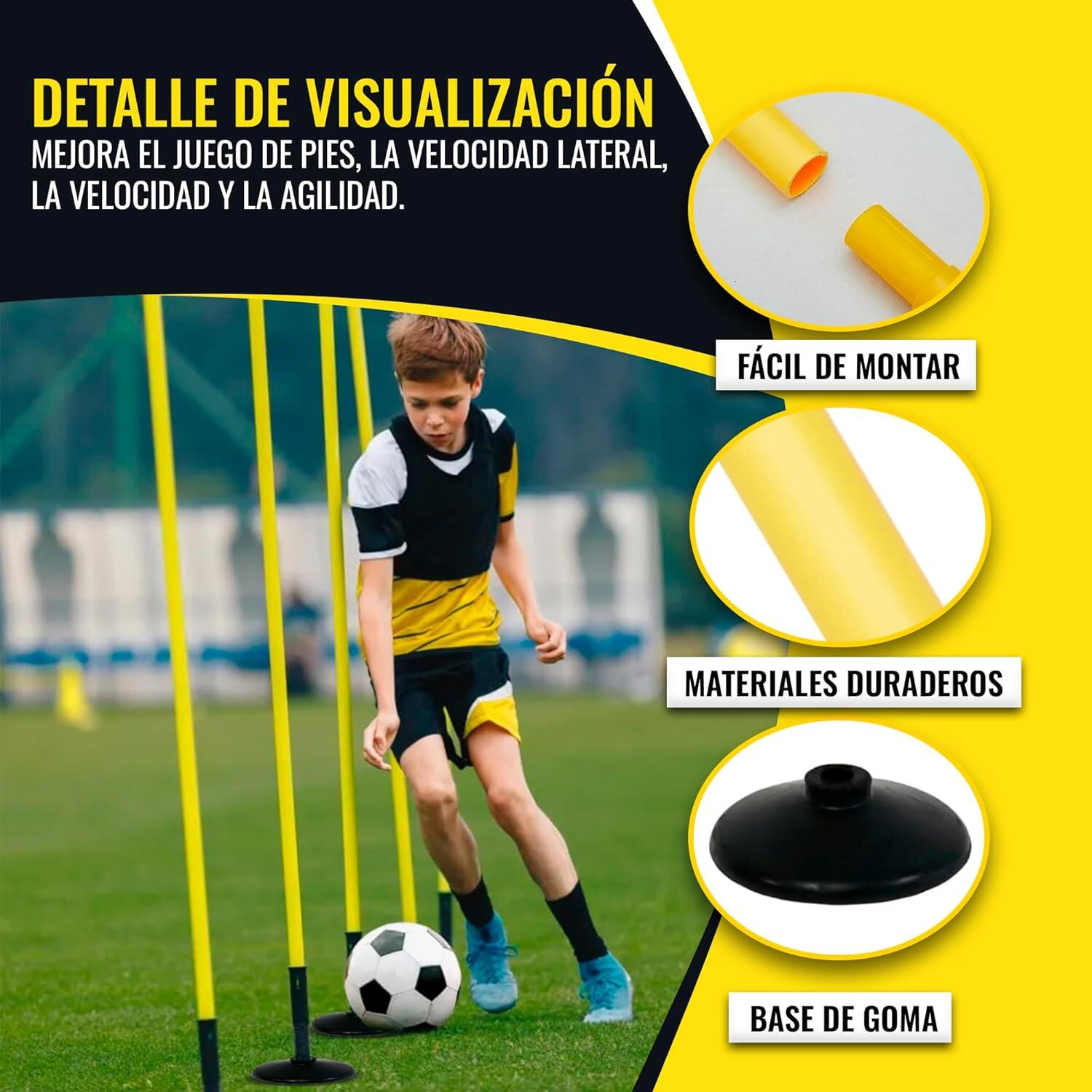 Base  1 kg  para Pica Entrenamiento de Agilidad y Velocidad Circuito Policia 3/3