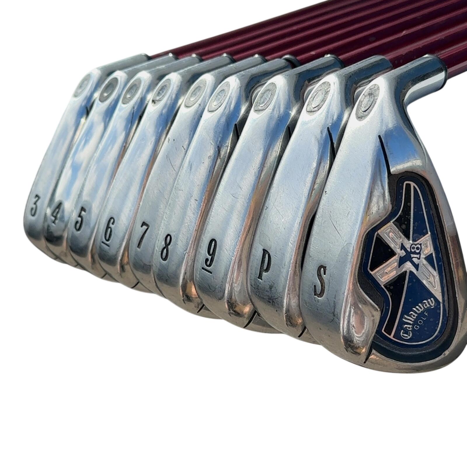 Callaway X-18 Série de fers / 3-PW+SW / Flex Ladies / Graphite 3/7