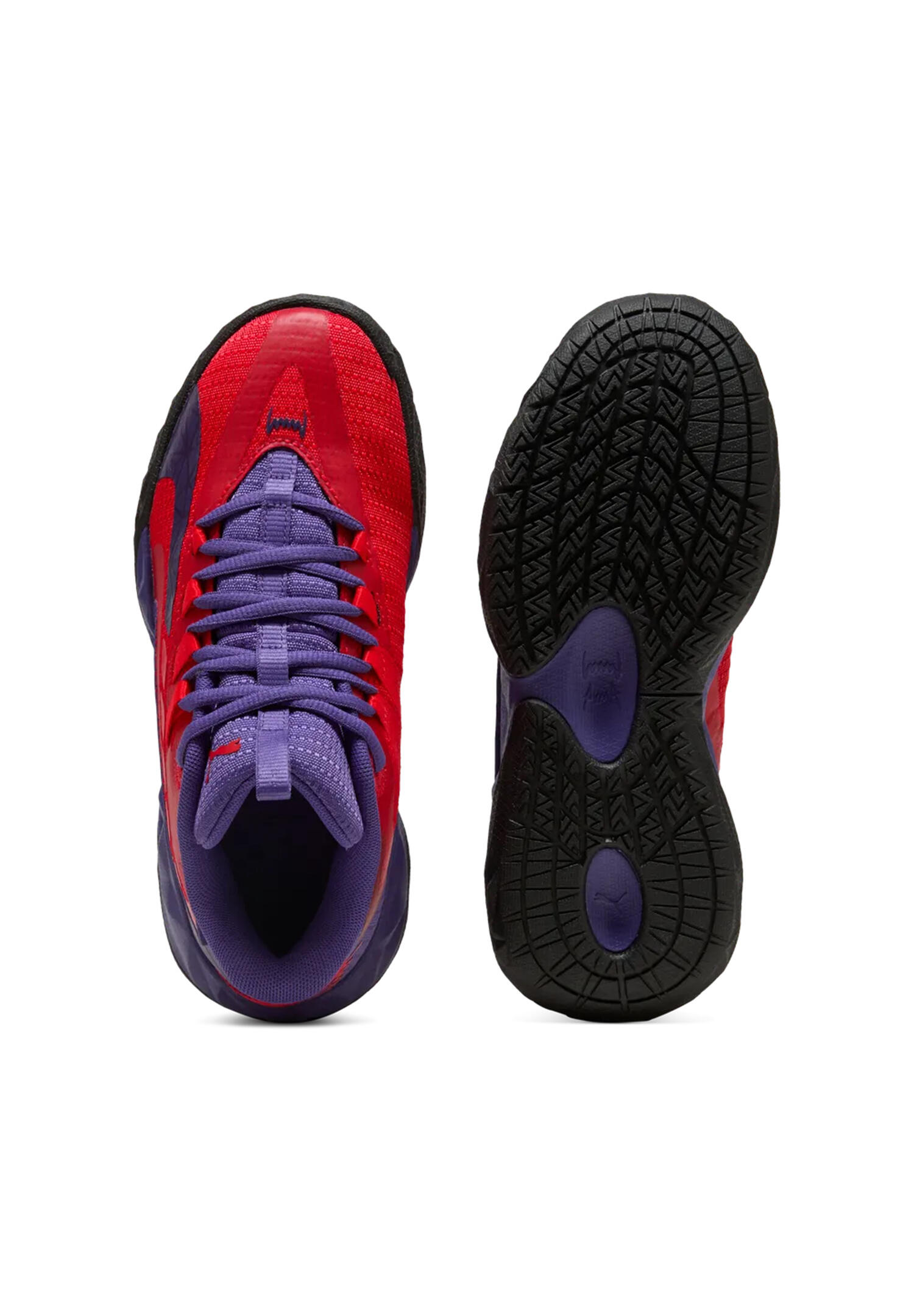 Puma Jungen Sneaker Dagger 2 Junior 312751 01  Violet- Red-PUMA Black 3/5