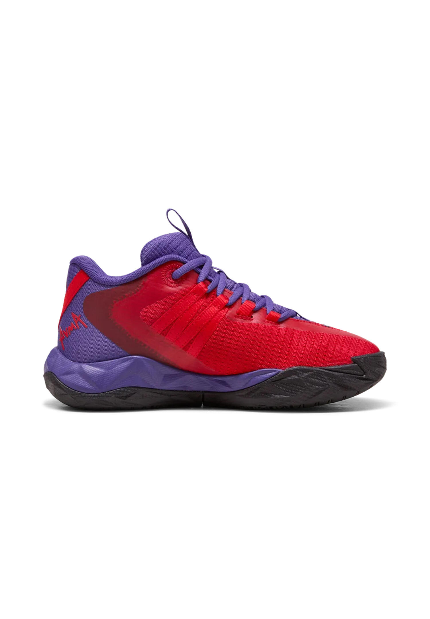Puma Jungen Sneaker Dagger 2 Junior 312751 01  Violet- Red-PUMA Black 4/5