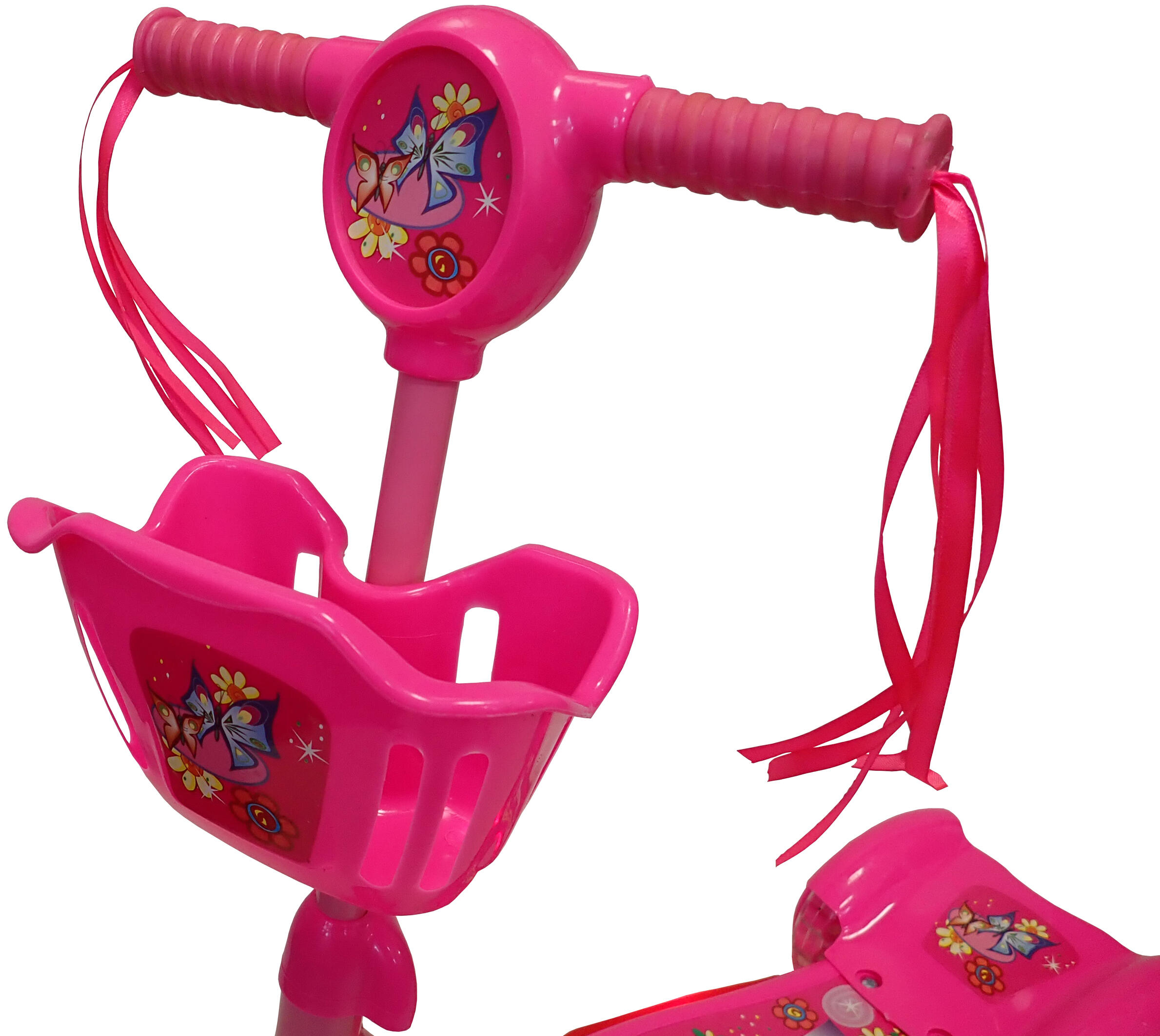 Kinder-Roller - leuchtend - 3-Rad-PINK 3/3