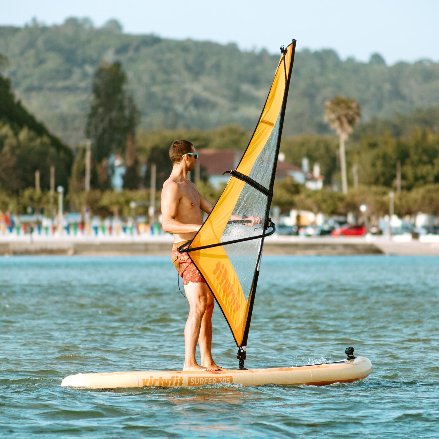 Tabla paddle surf - Surfer 305 - Con vela de viento y accesorios 3/7