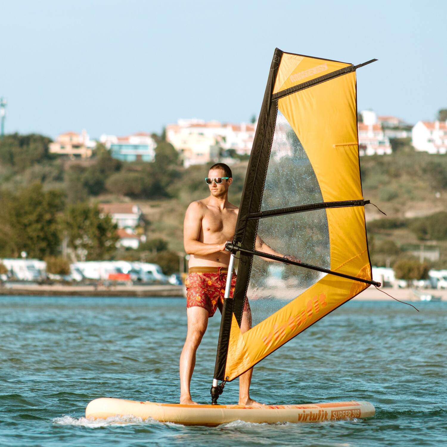 Tabla paddle surf - Surfer 305 - Con vela de viento y accesorios 2/7