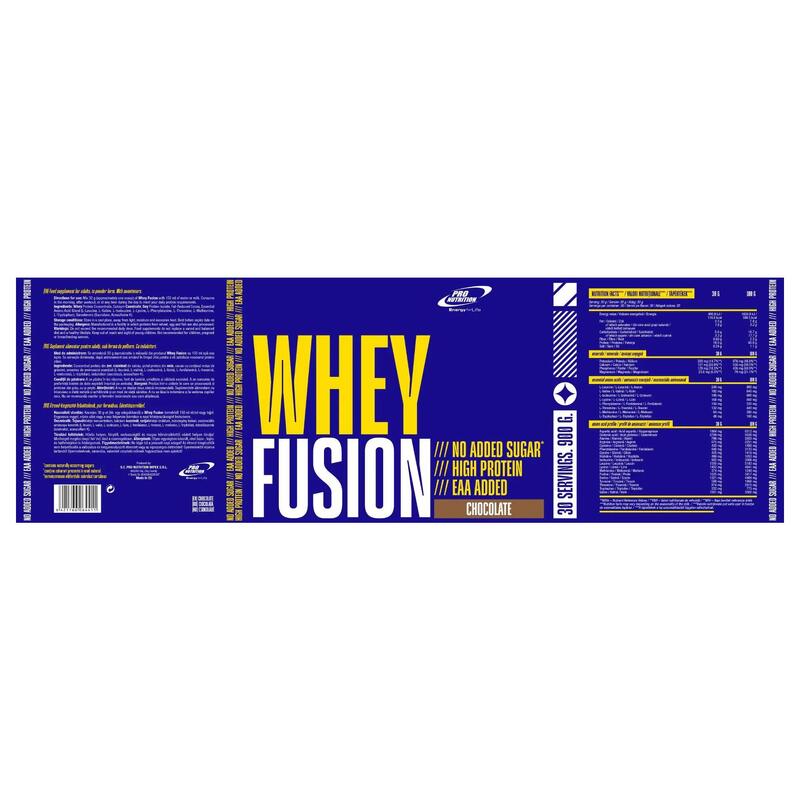Whey Fusion, Chocolate, 900g