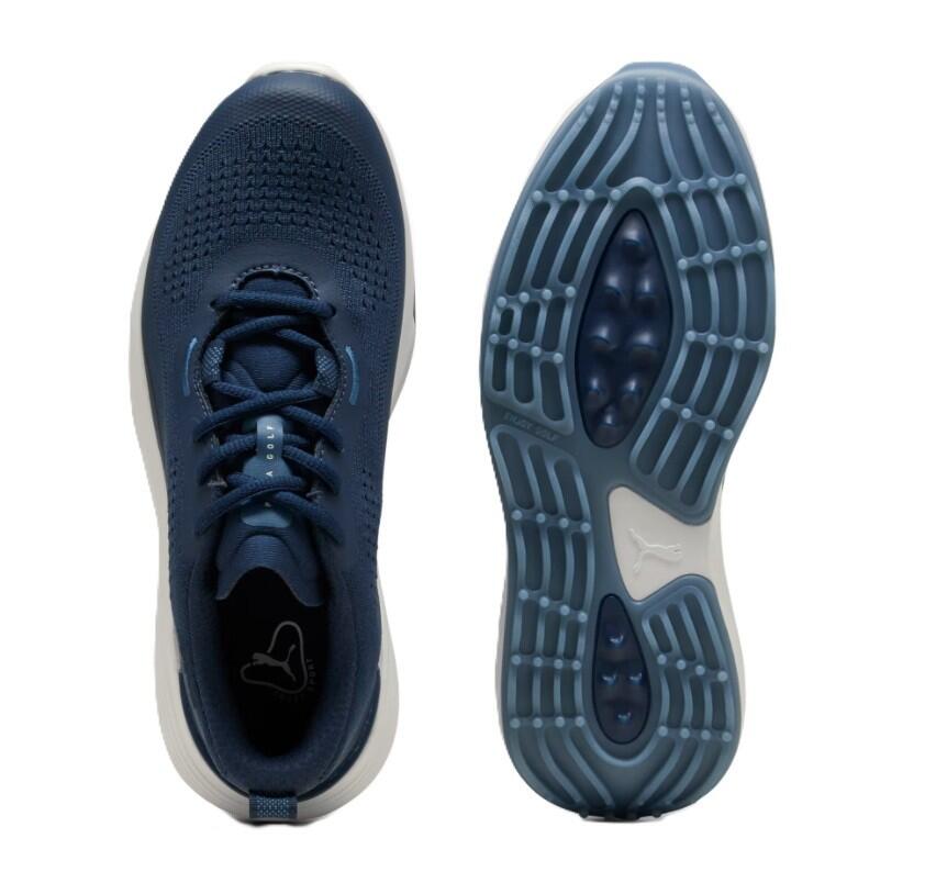 Sapatos de golfe Puma Gruve Sport para mulheres azul marinho 4/4