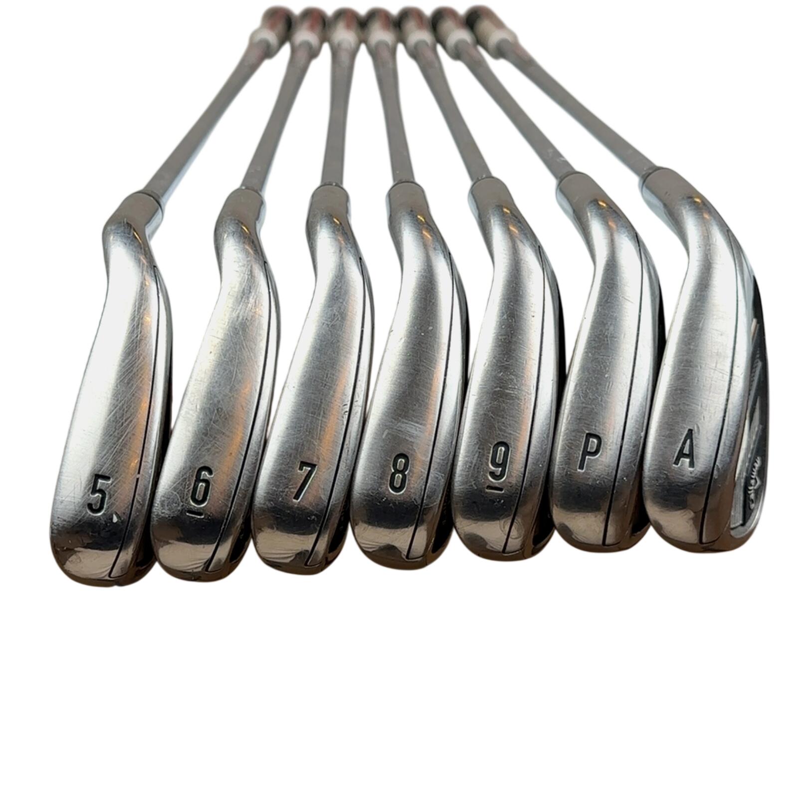 Callaway Mavrik Série de fers / 5-PW+AW / Flex Regular / Acier 2/7