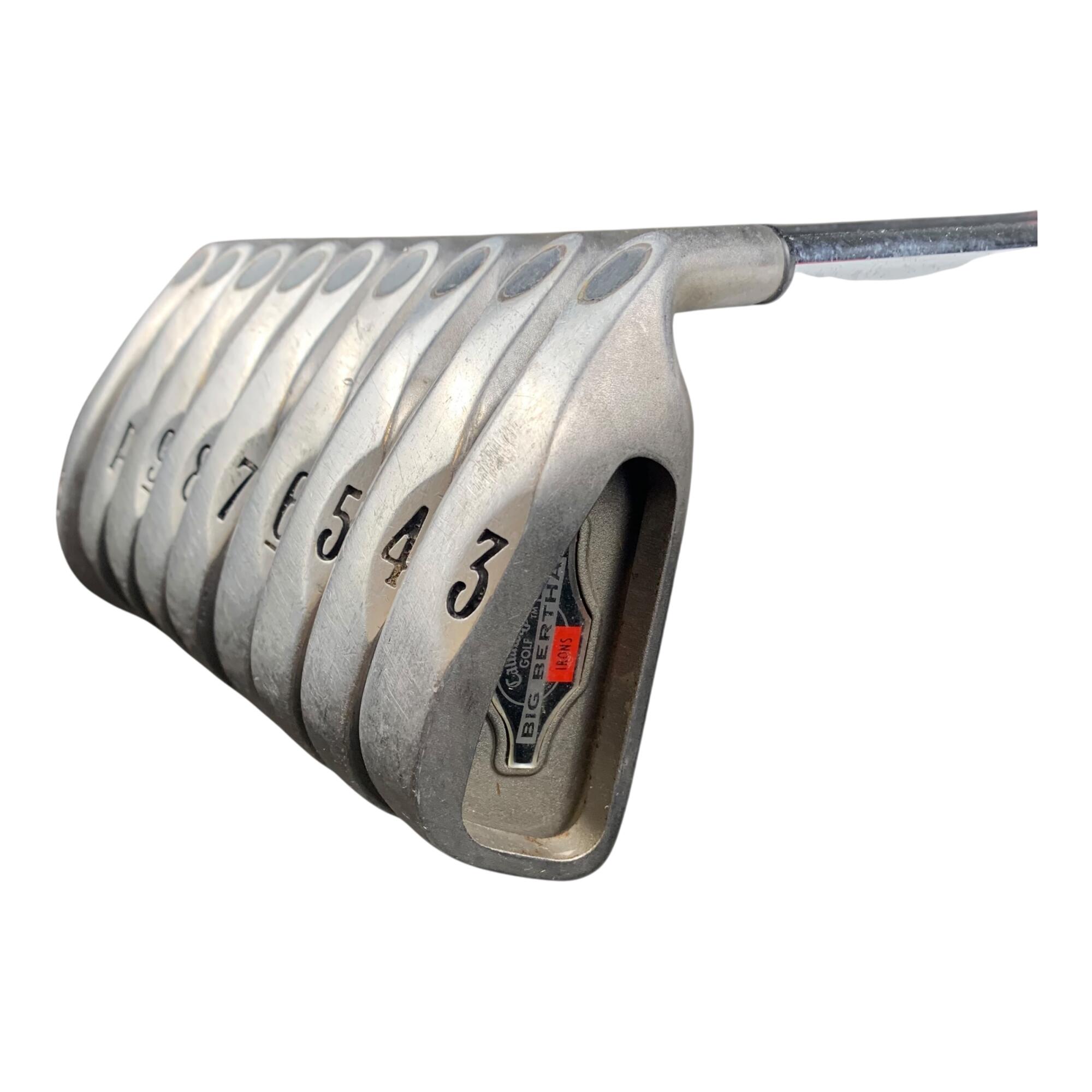 Callaway Big Bertha 1996 Série de fers / Flex Uniflex / 3-SW / Acier 3/7