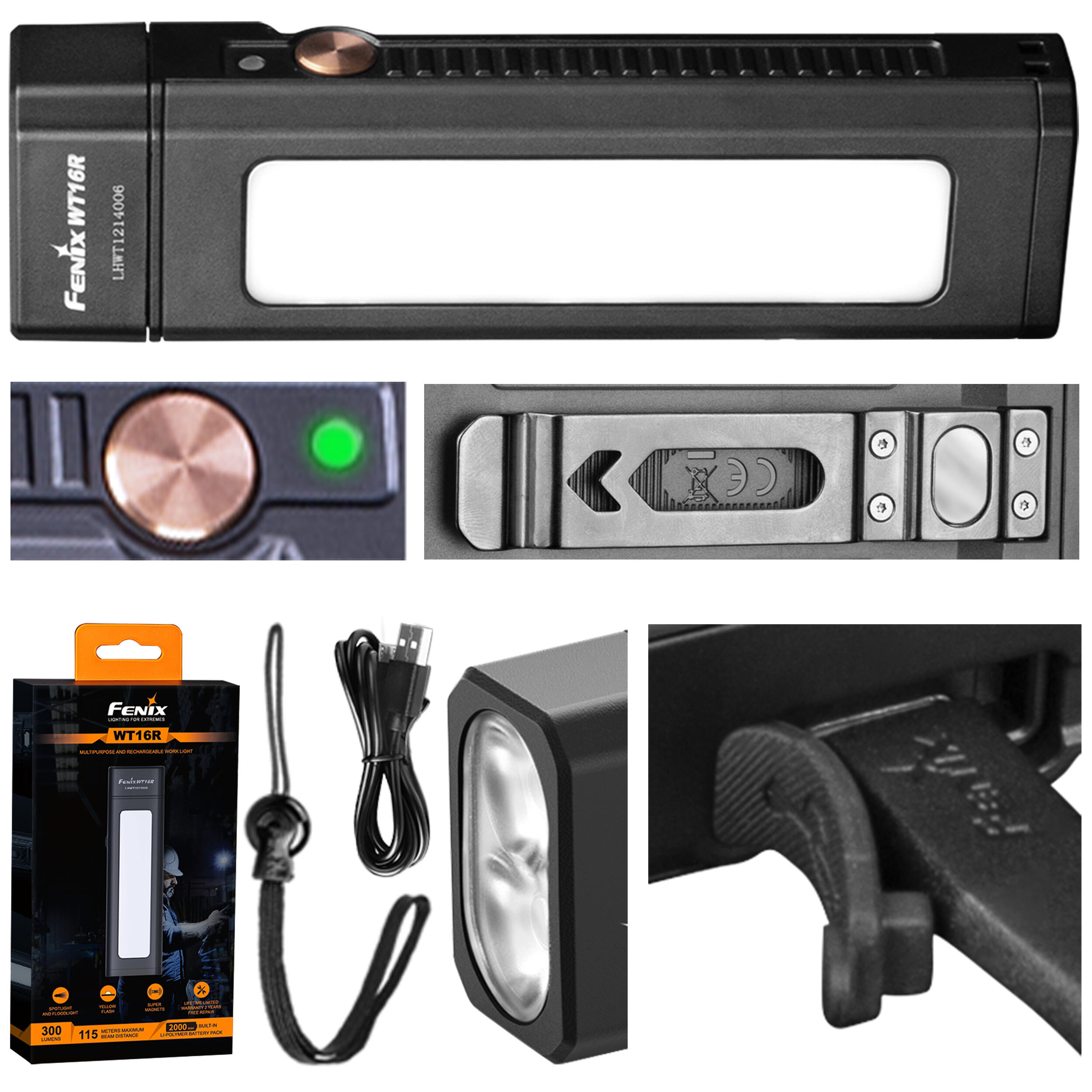 Lanterna LED Fenix Professionnelle 3/7