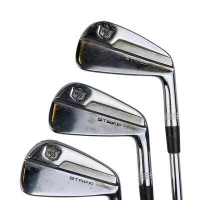 Wilson staff model blade ijzerset / 4-pw / flex stiff / staal