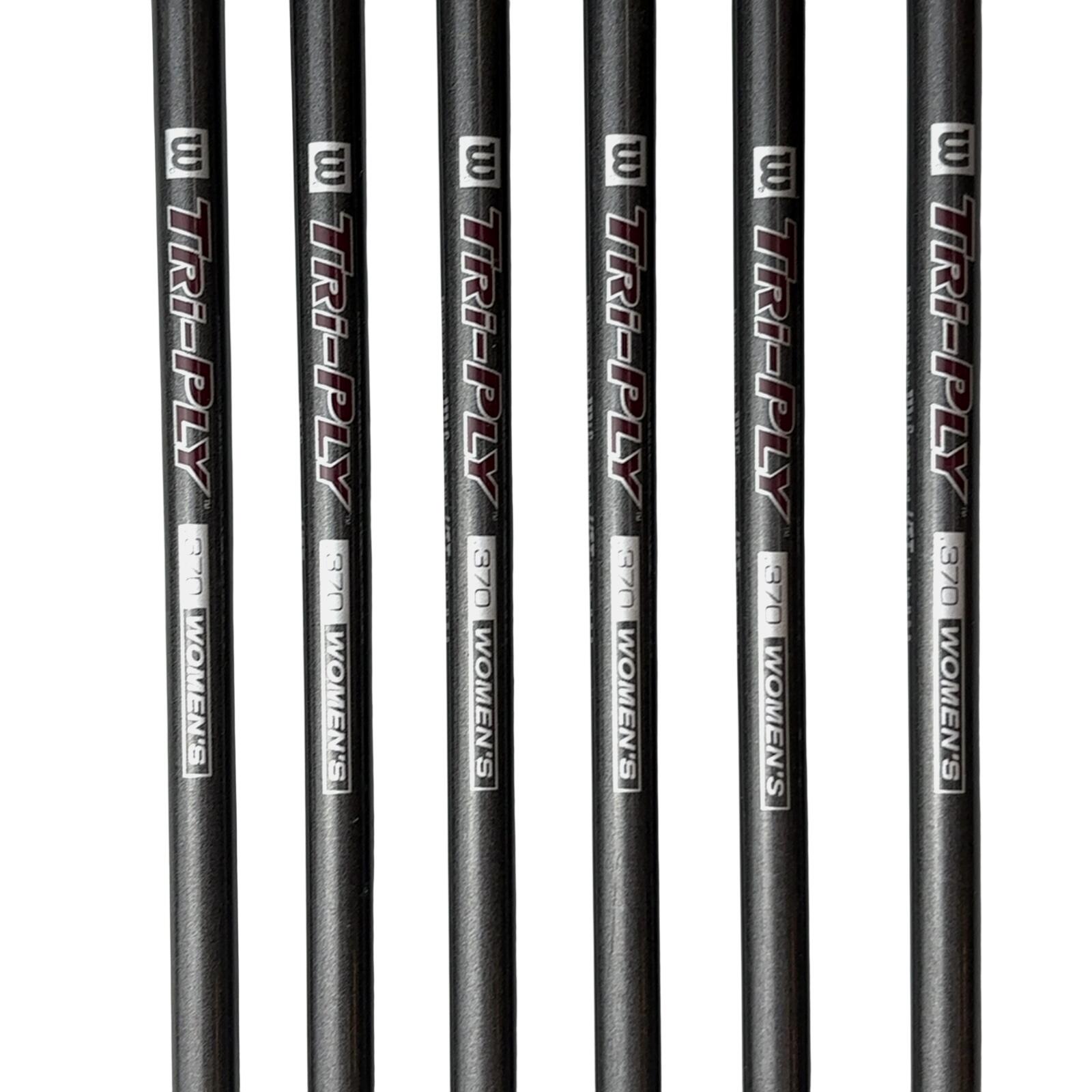 Wilson Deep Red IJzerset / 4-9i / Flex Ladies / Grafiet 4/7