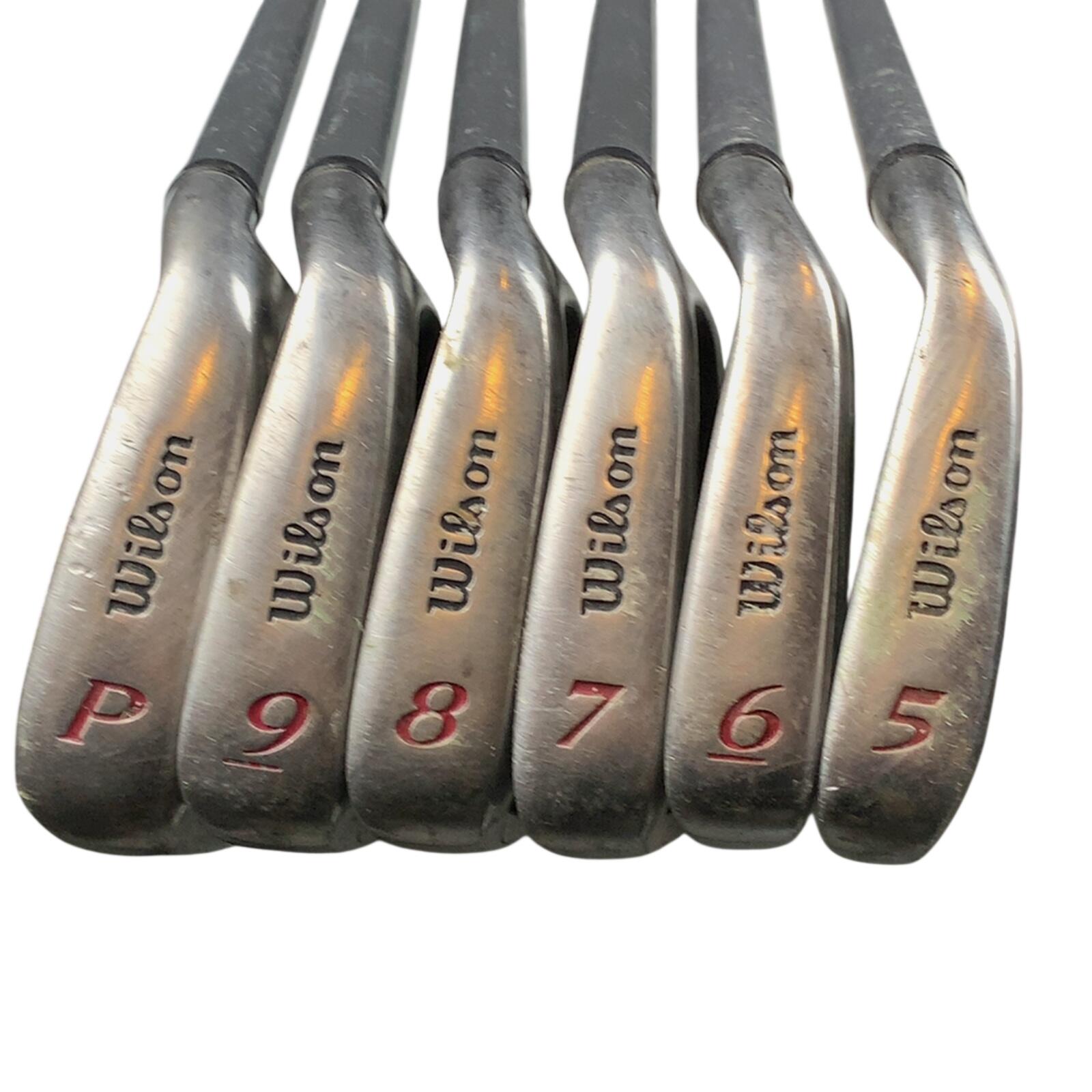 Wilson Rouge profond Série de fers / 5-PW / Flex Ladies / Graphite 2/7