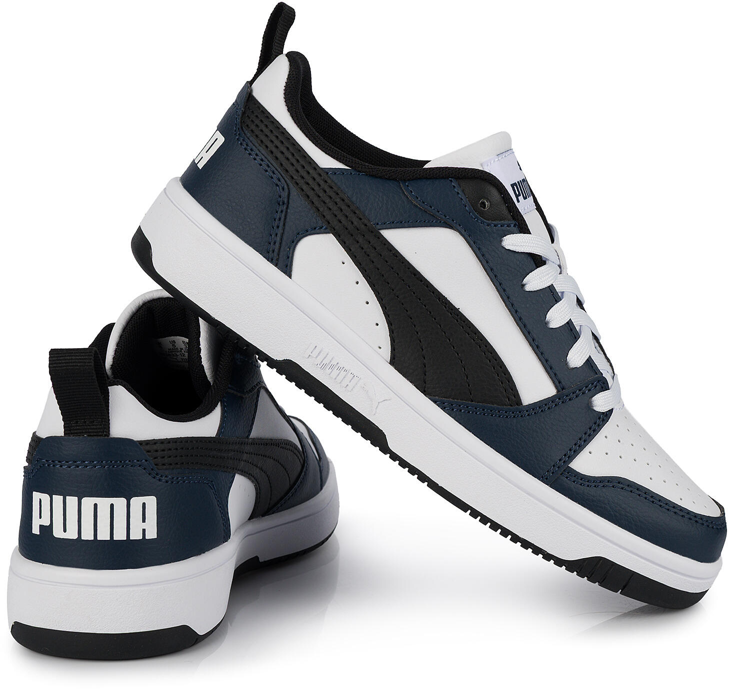 Buty sportowe sneakersy niskie ekoskóra PUMA REBOUND V6 LO 393833-12 4/7